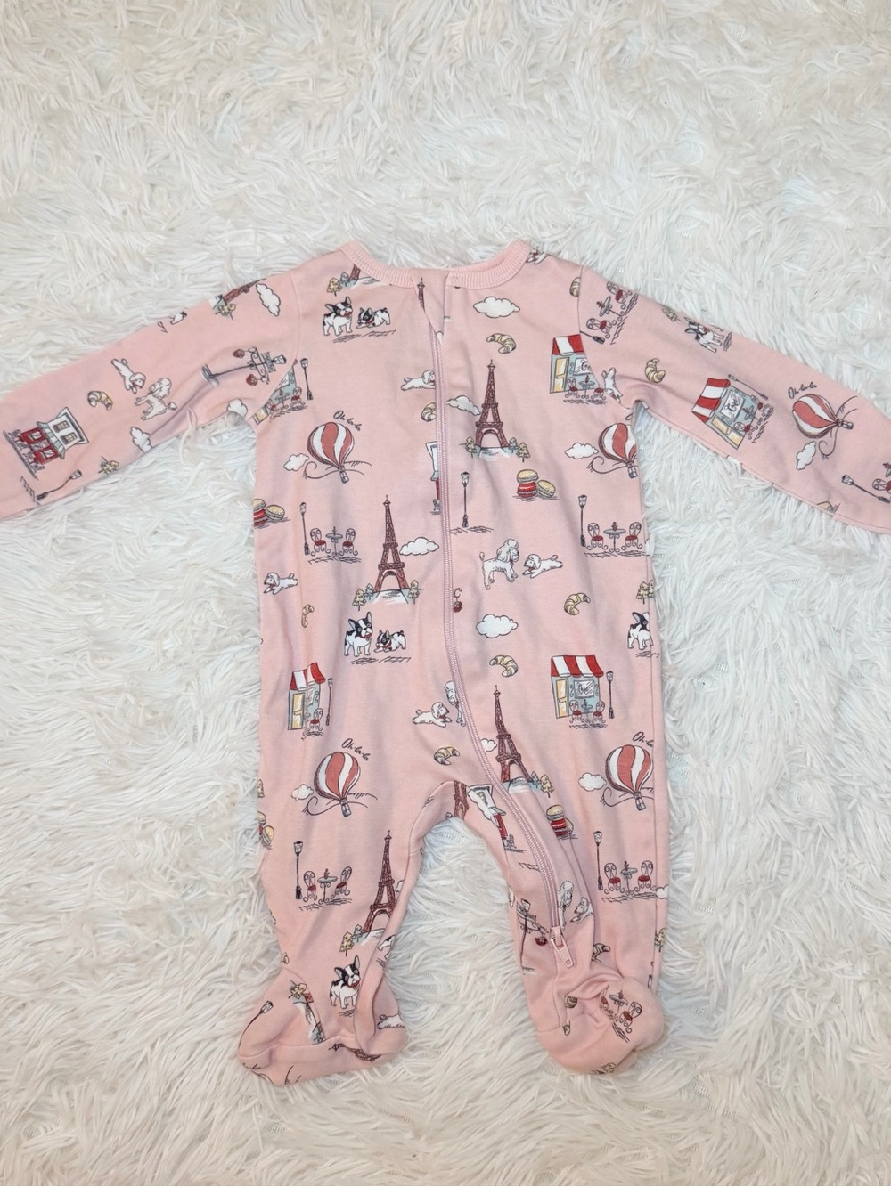 Baby Girl Zip Sleeper Bundle 0–3M Rabbit + Bear Burt’s Bees - Picture 8 of 16